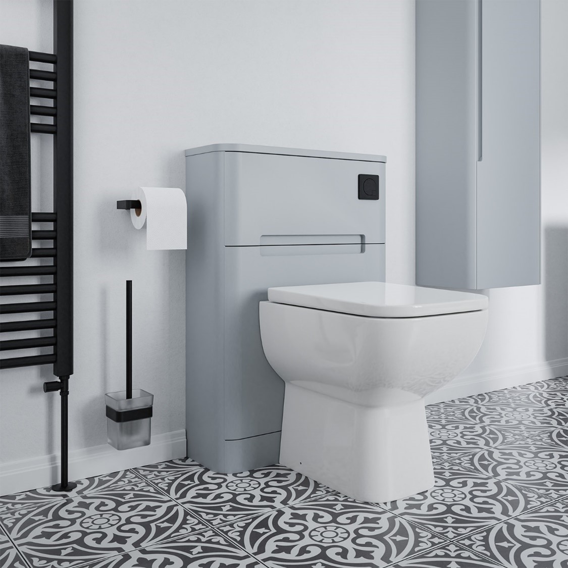 Bathroom Toilet Unit with Concealed Cistern 