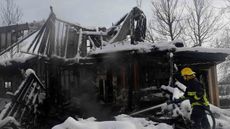 picture of home burned during Colorado wildfire