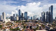 Jakarta, Indonesia. Indonesia is one of numerous emerging markets.