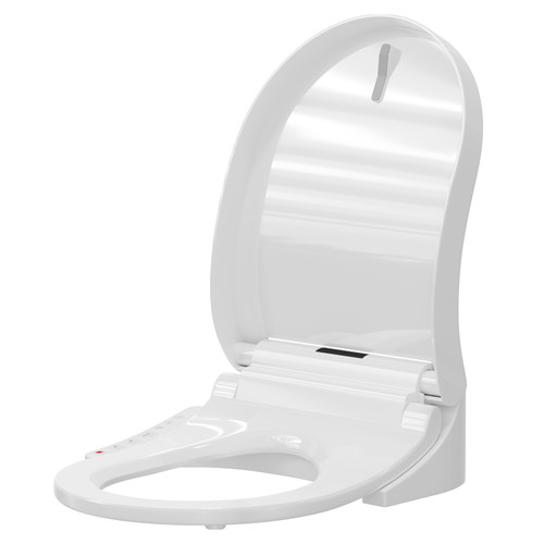 Smart Bidet Multi Function 381mm Heated Soft Close Toilet Seat with Dryer Right Hand Side View